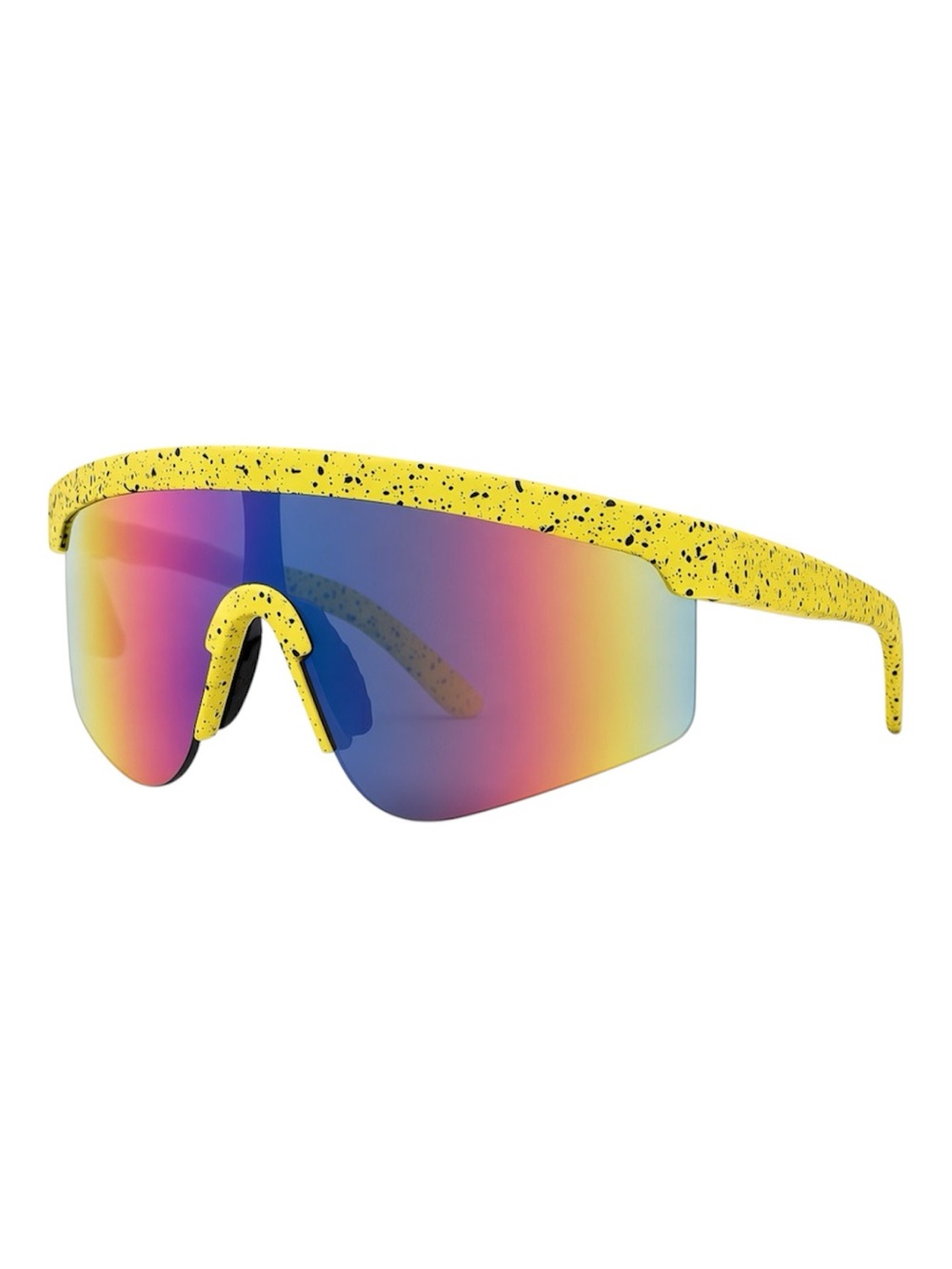 Panama Jack x Foster Grant Yellow Wraparound Men's Sunglasses - NWT